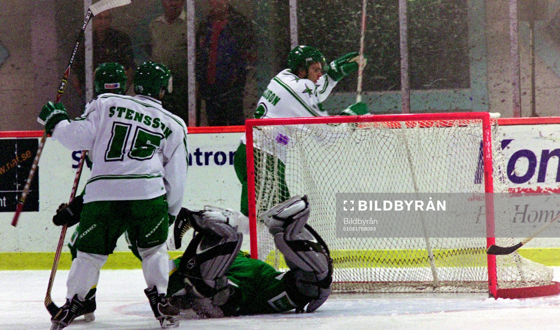 Hammarbys Martin Samuelsson jublar