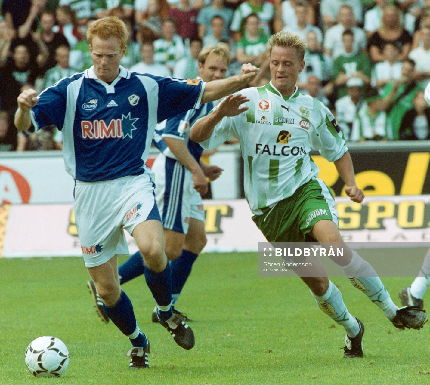 Michael Svensson, Halmstad och Peter Markstedt, Hammarby
