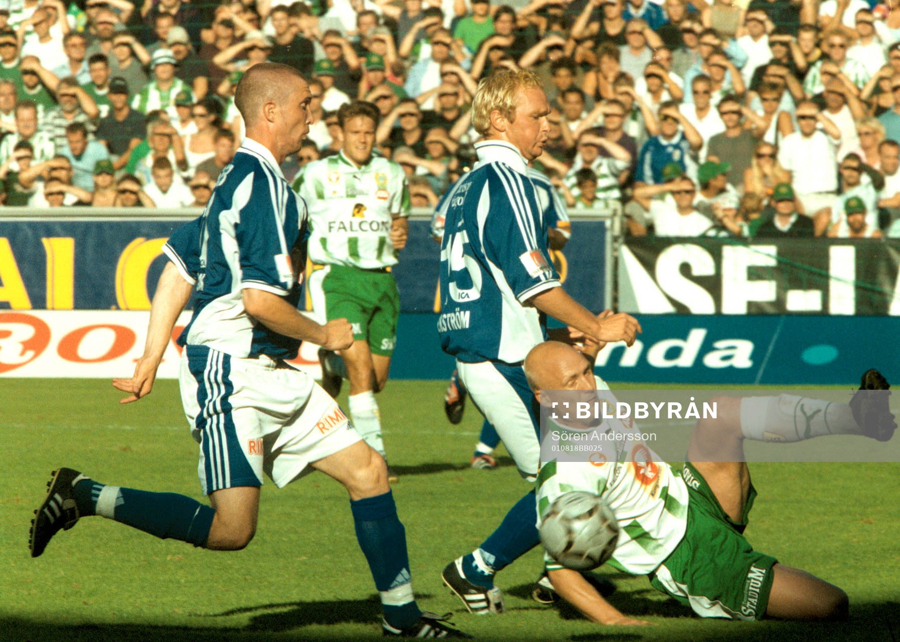 Mikael Nilsson och Martin Ekström, Halmstad och Christer