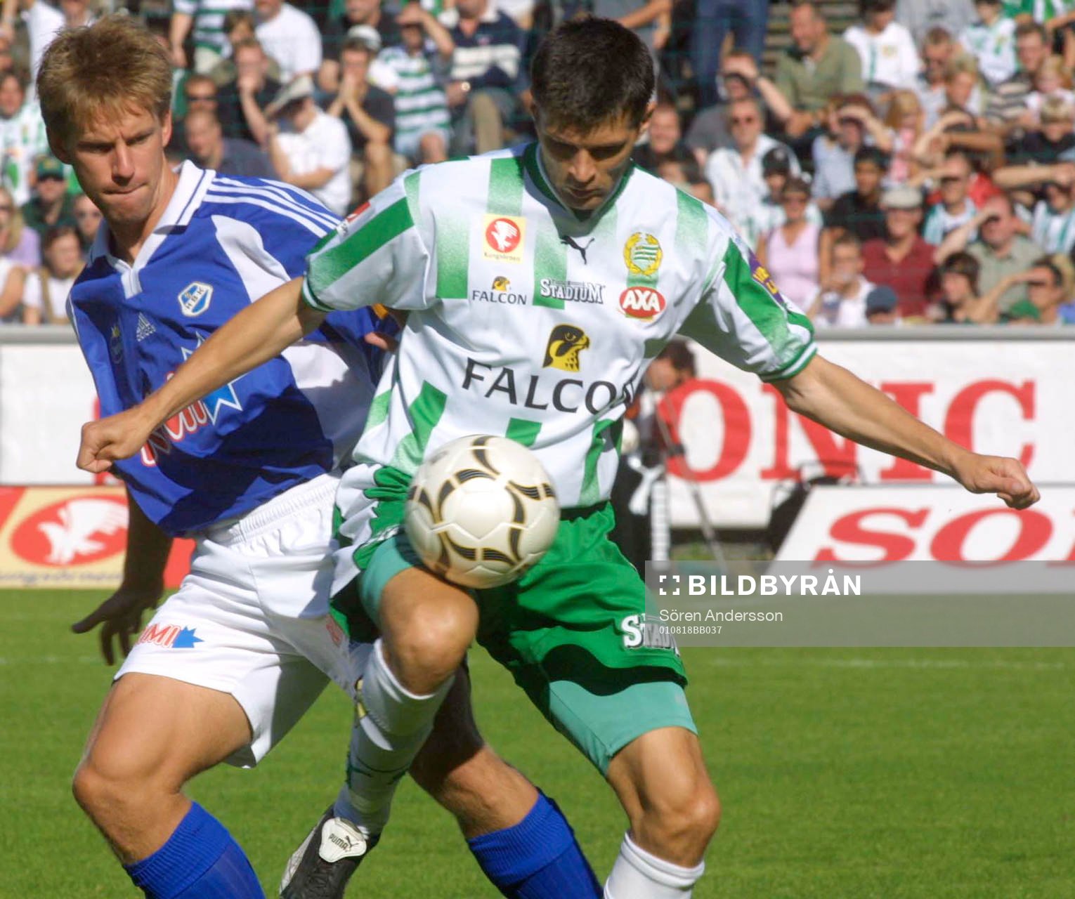 Michael Svensson, Halmstad och Trym Bergman, Hammarby