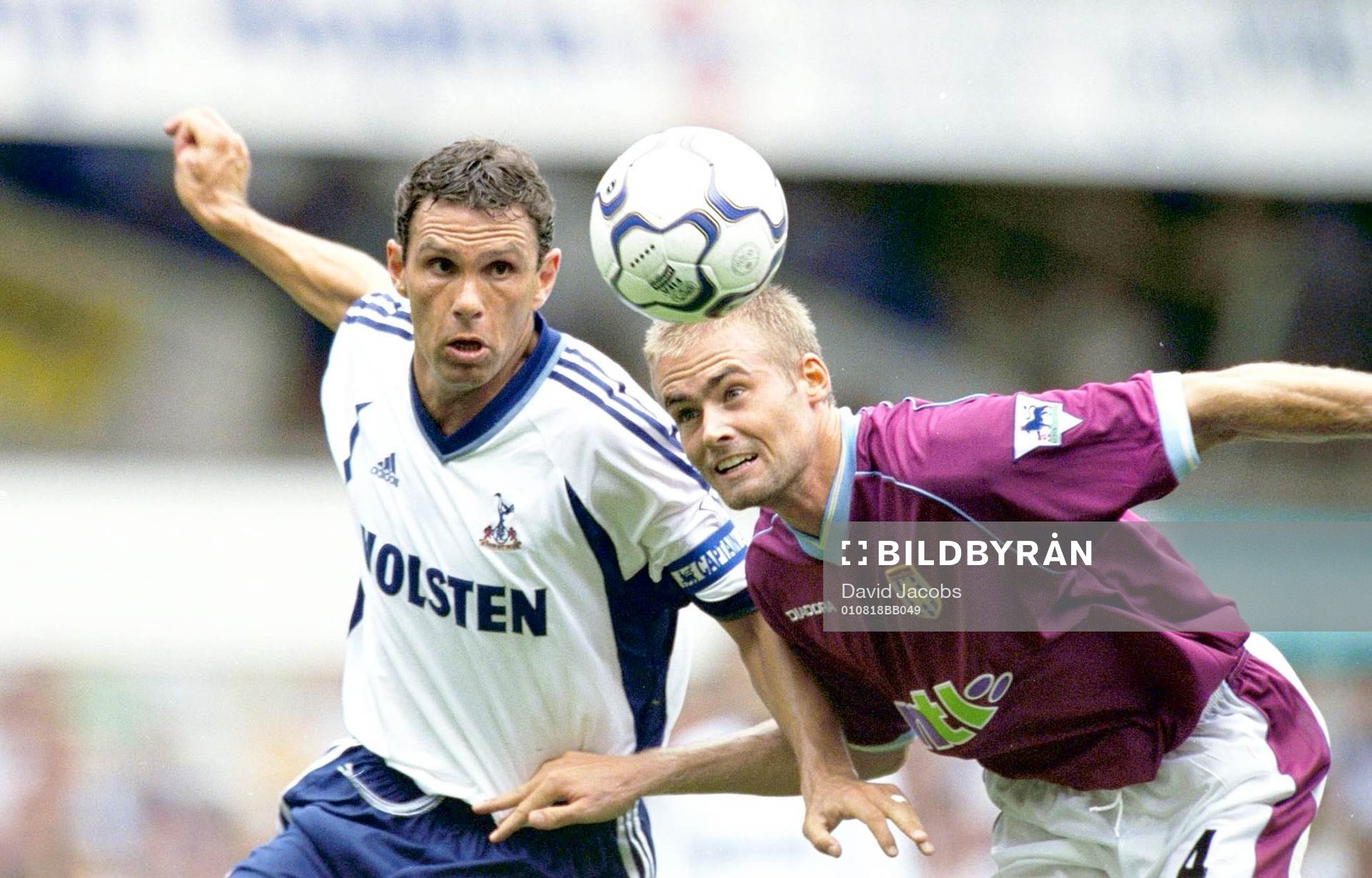 Gustavo Poyet, Tottenham och Olof Mellberg, Aston Villa