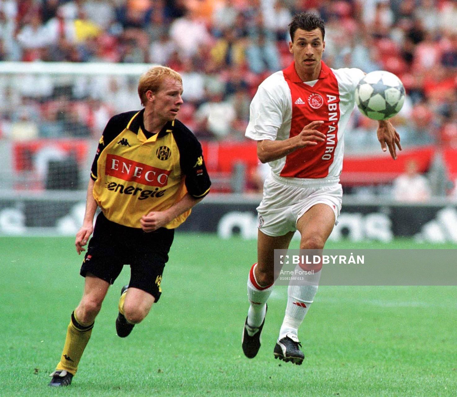Zlatan Ibrahimovic, Ajax, debut