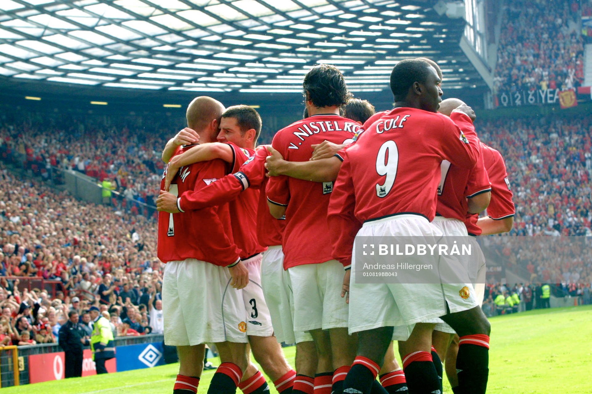 Fotboll, Manchester United - Fulham,  Mål genom David