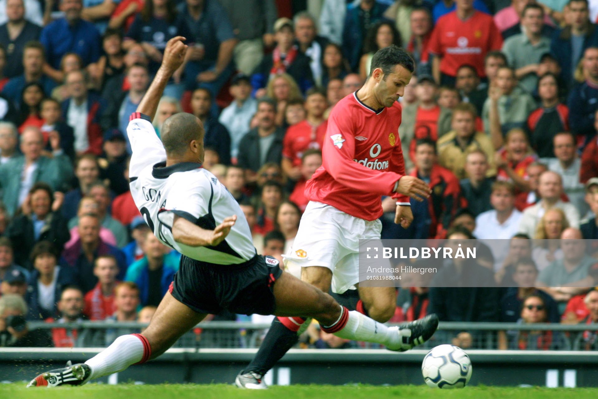 Fotboll, Manchester United - Fulham, Ryan Giggs, Manchester