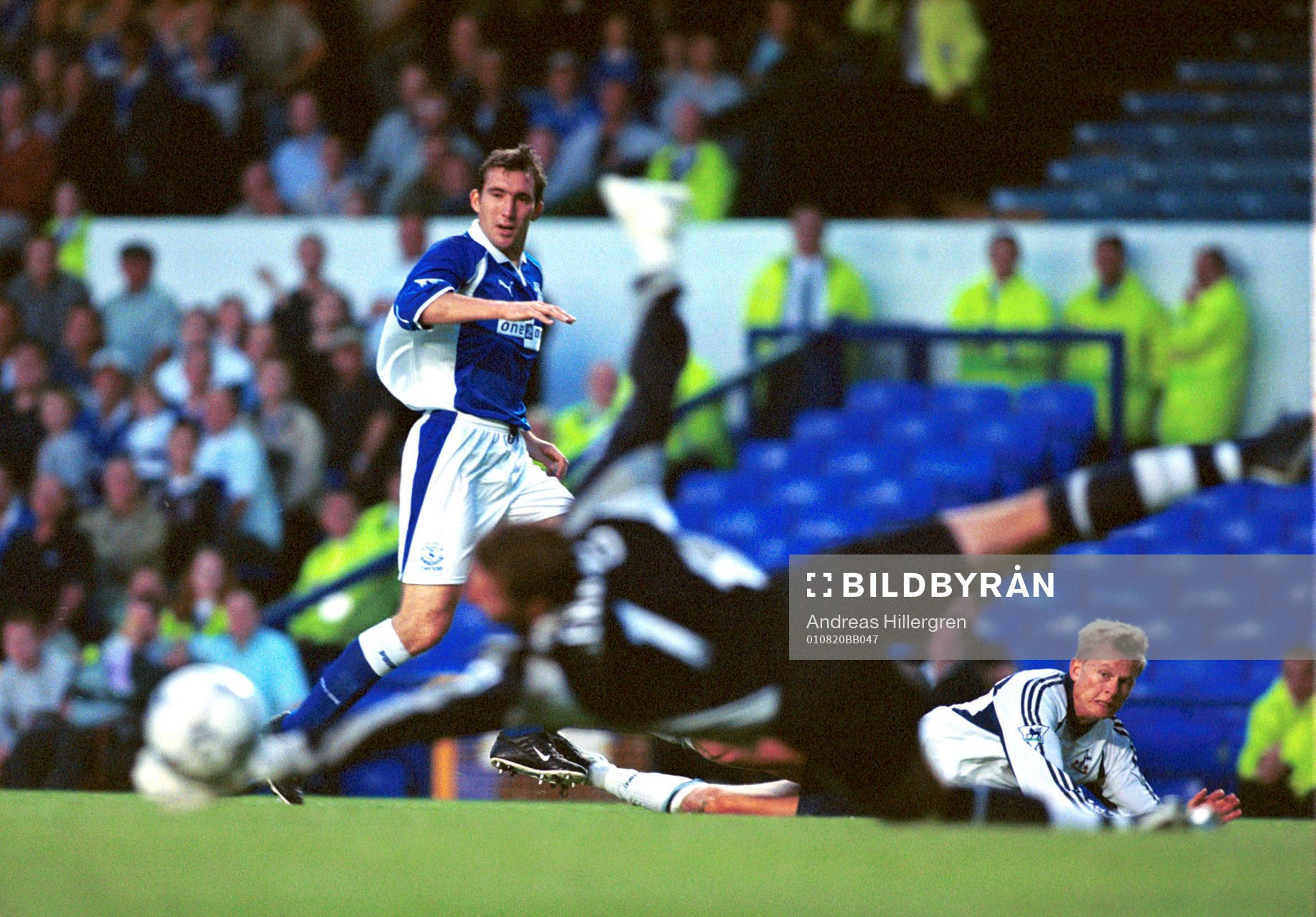 Fotboll, engelsk, Everton - Tottenham Hotspur, Alan Stubbs,