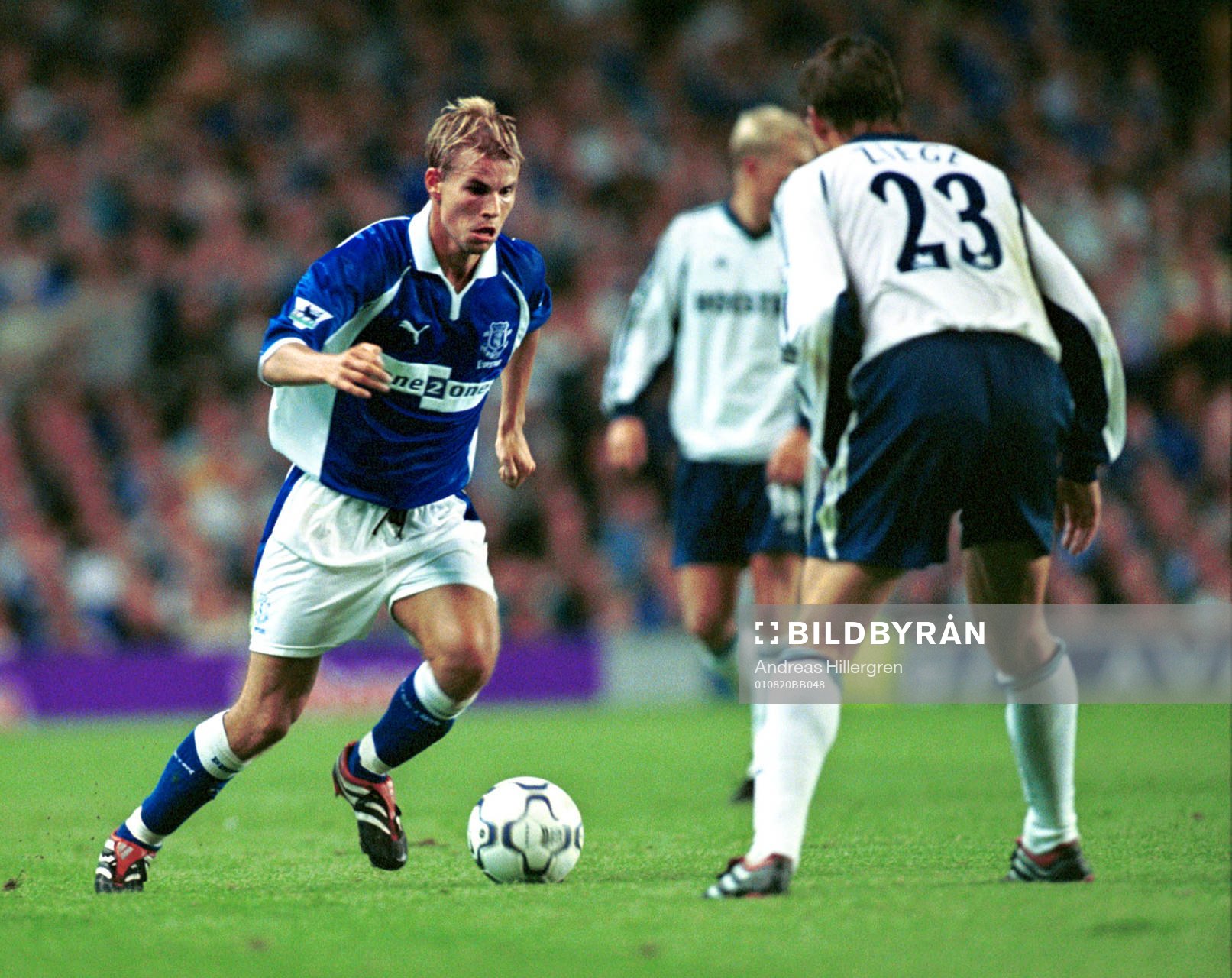 Fotboll, engelsk, Everton - Tottenham Hotspur, Niclas