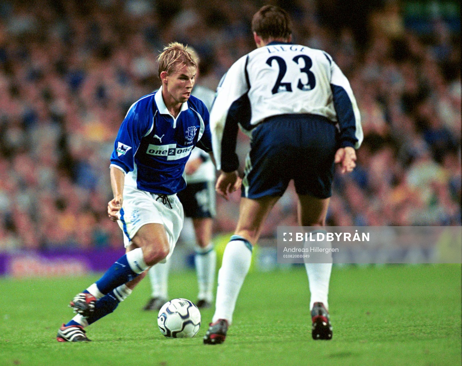 Fotboll, engelsk, Everton - Tottenham Hotspur, Niclas
