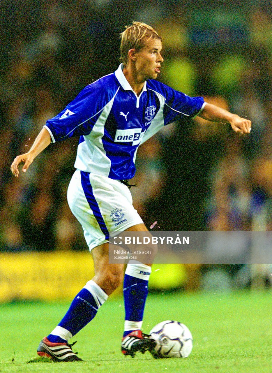 Evertons Niclas Alexandersson