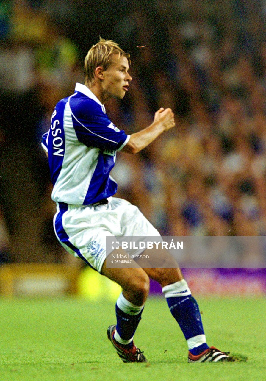 Evertons Niclas Alexandersson