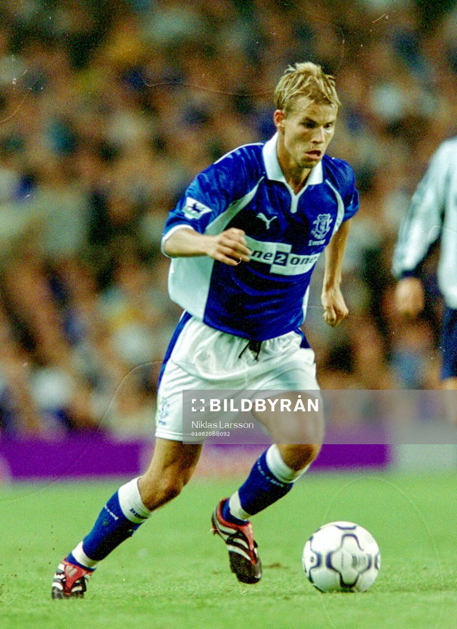 Evertons Niclas Alexandersson