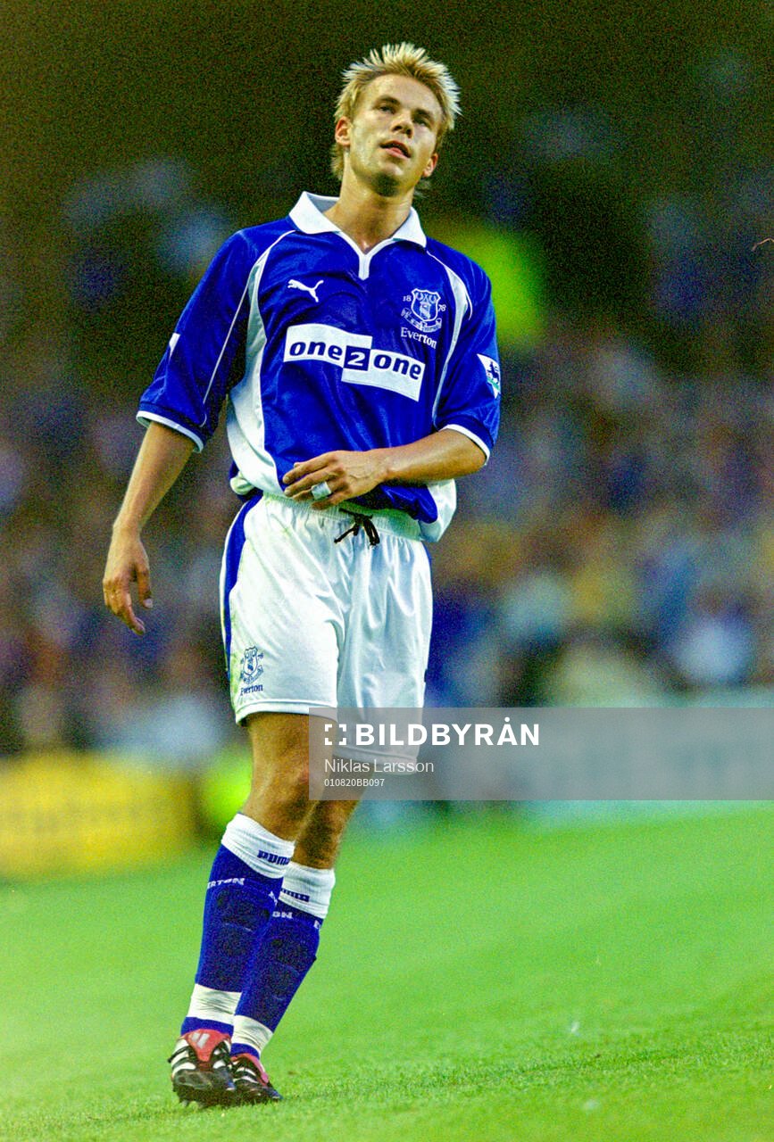 Evertons Niclas Alexandersson