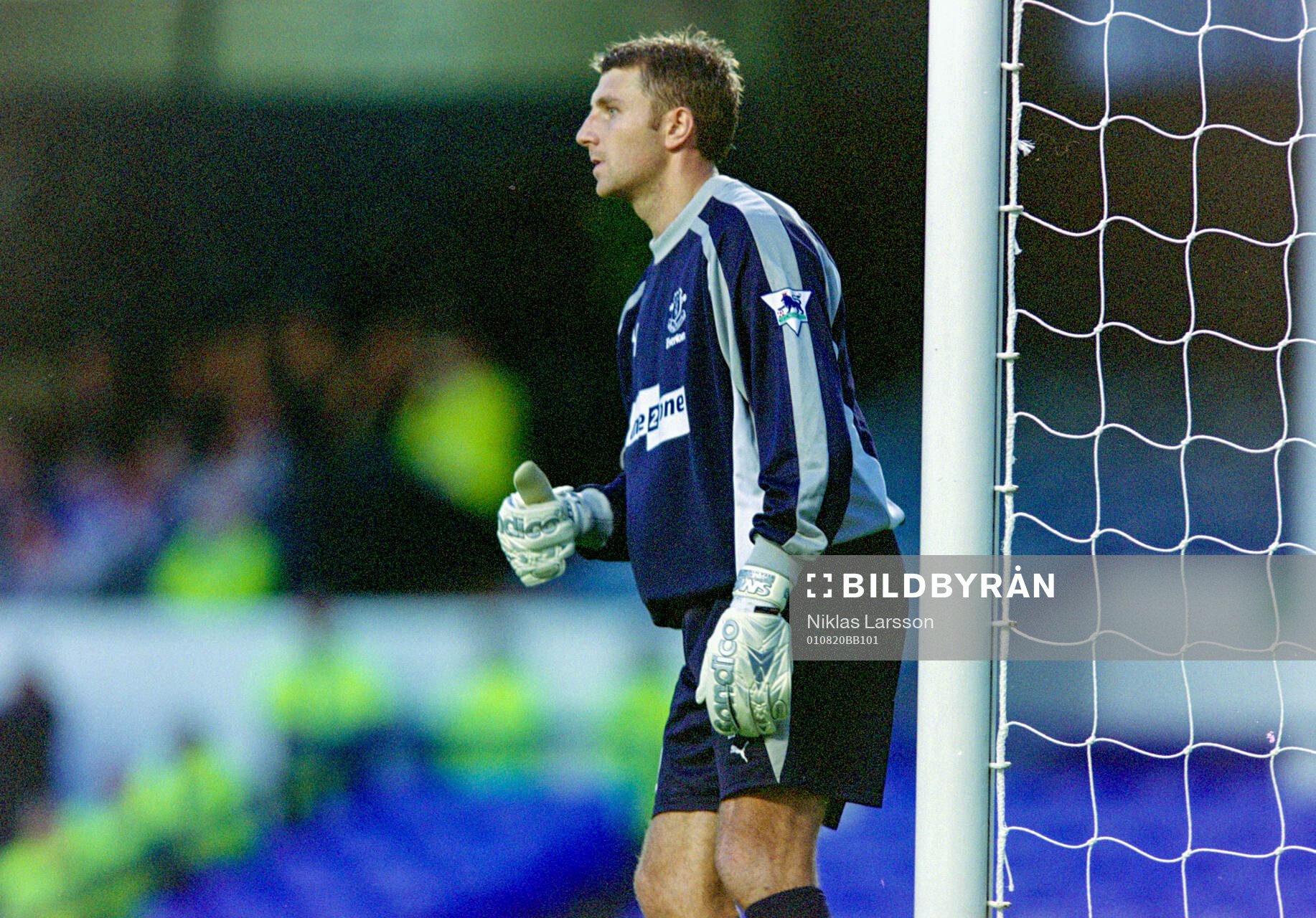 Evertons goalkeeper Paul Gerrard