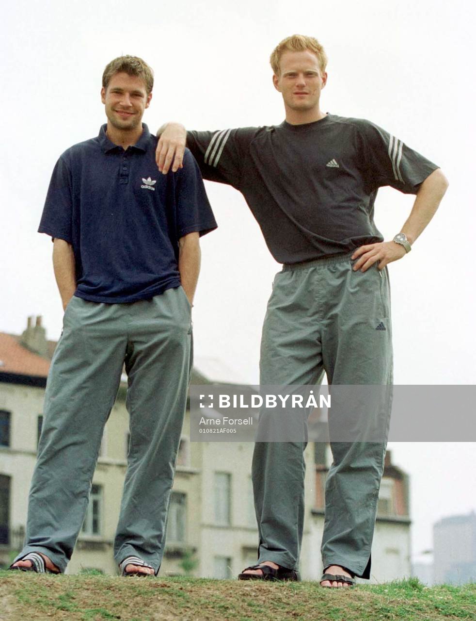 Fotboll, Bryssel, Stefan Selakovic och Michael Svensson