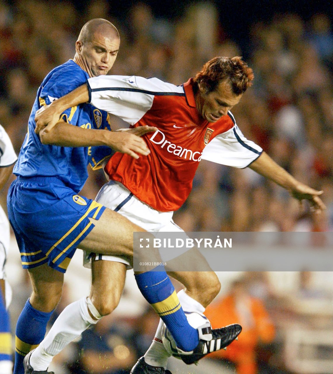 Arsenal - Leeds: Fredrik Ljungberg, Arsenal och Dominic