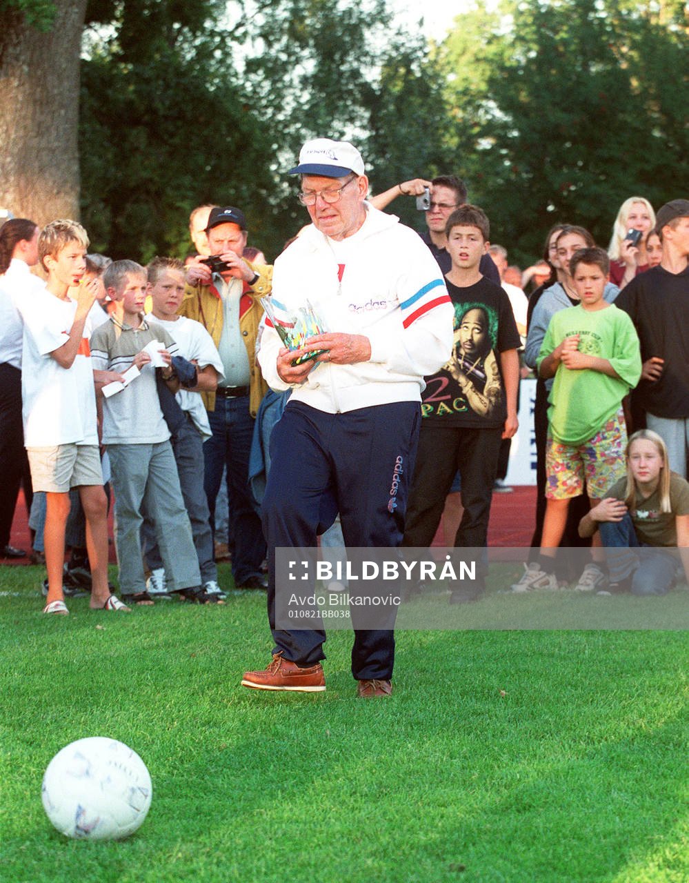 Alvesta, Fotboll, TV-laget, Bengt Bedrup gör avspark för