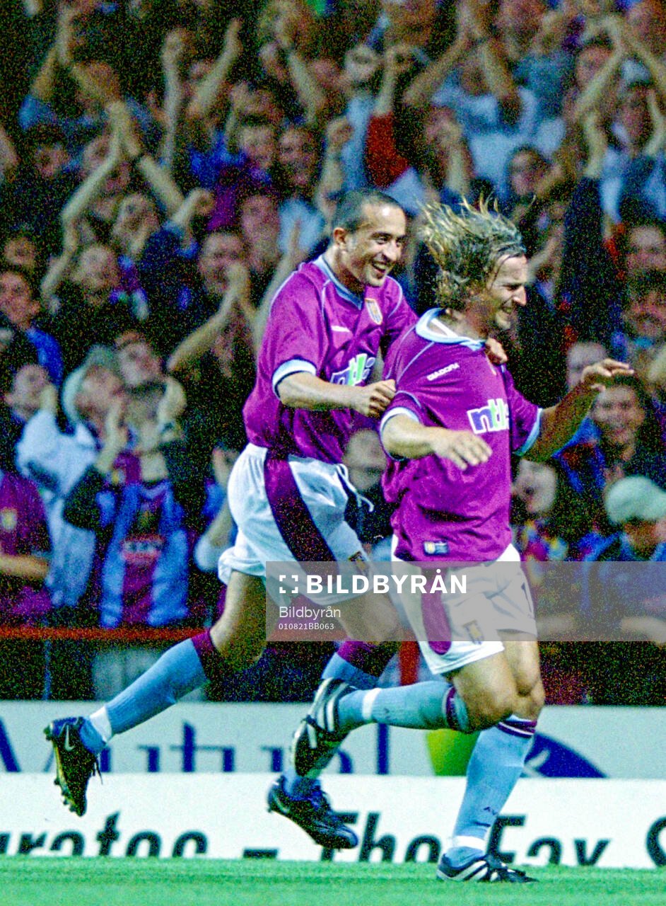 Football, UEFA Intertoto Cup, Final, Aston Villa - FC Basel