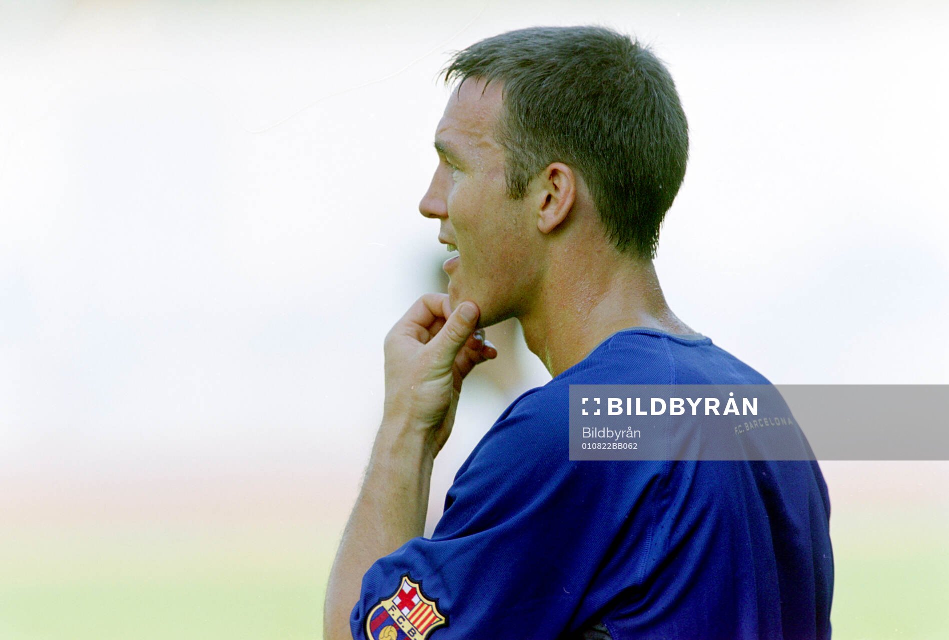 Patrik Andersson of Barcelona