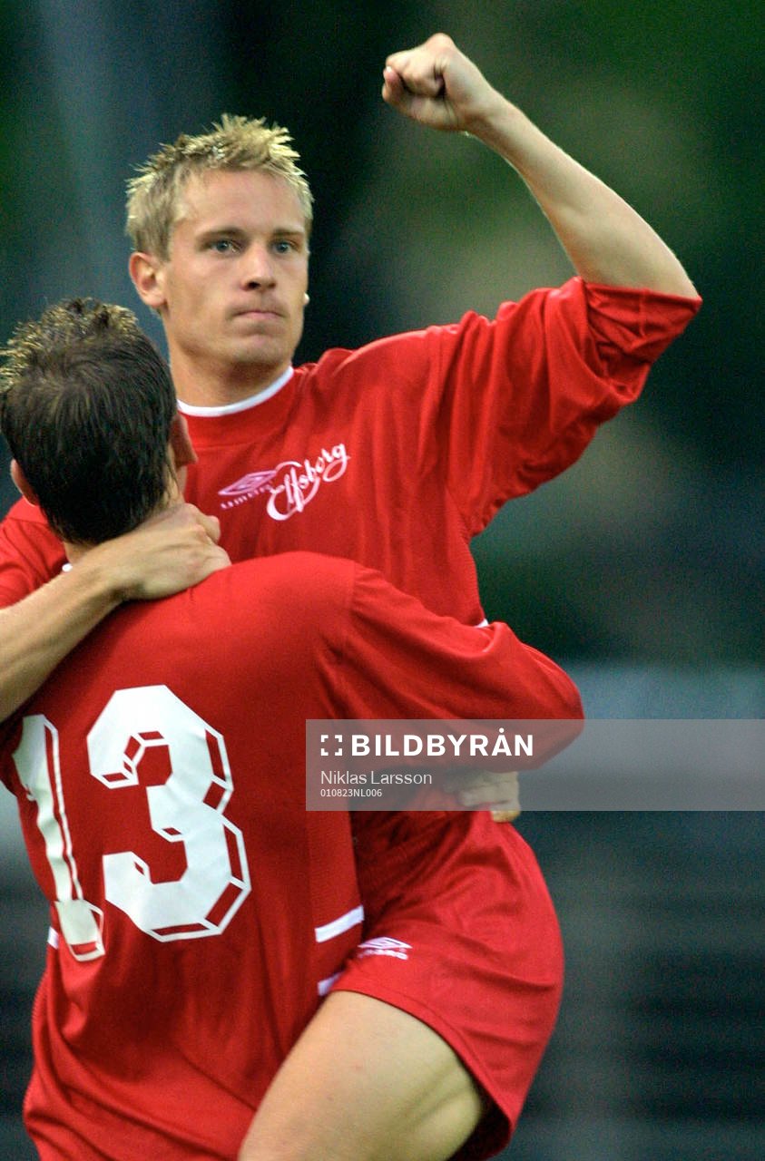 Andreas Klarström jublar