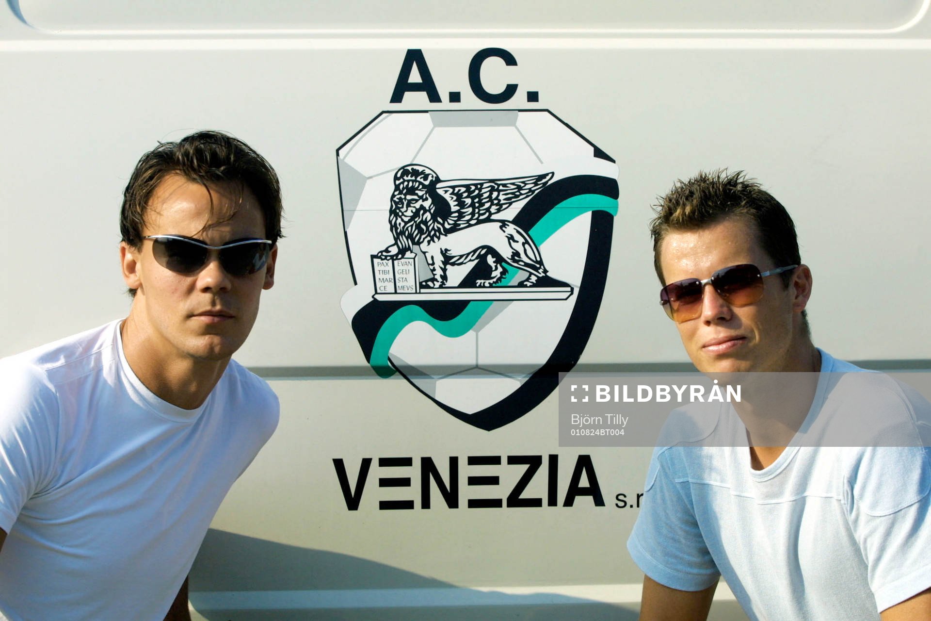 Daniel Andersson och Joachim Björklund i Venedig