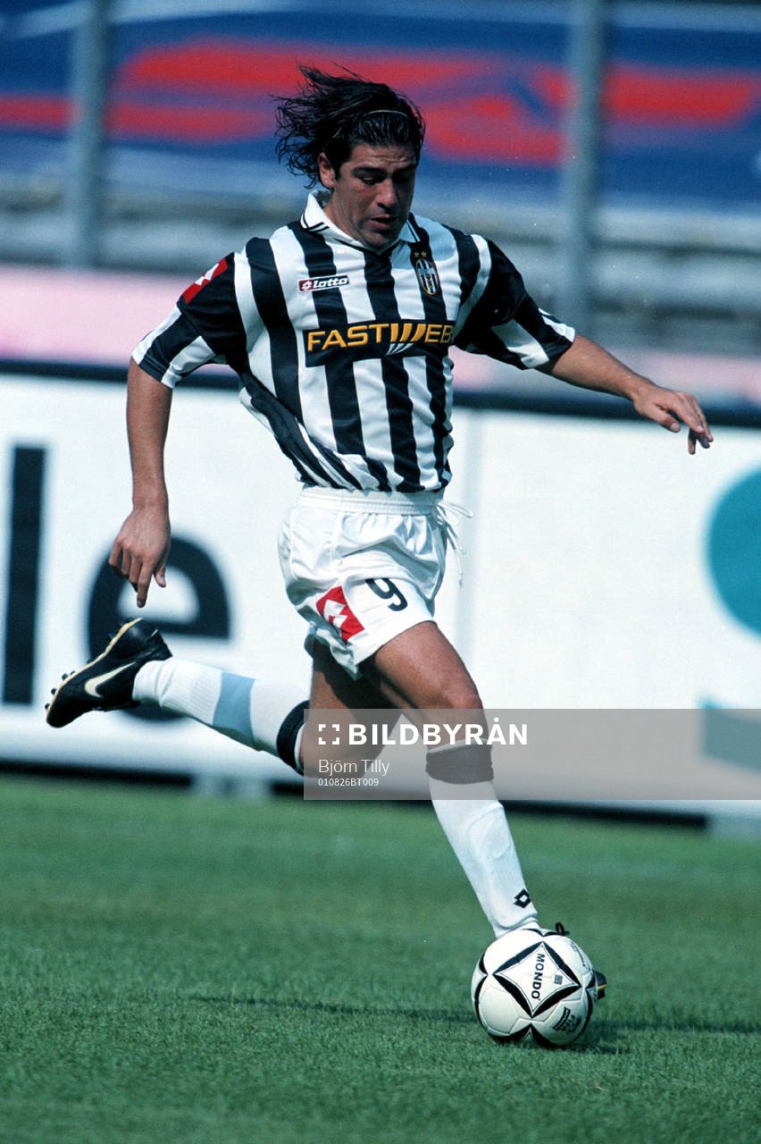 Fotboll, italiensk, Marcelo Salas, Juventus.