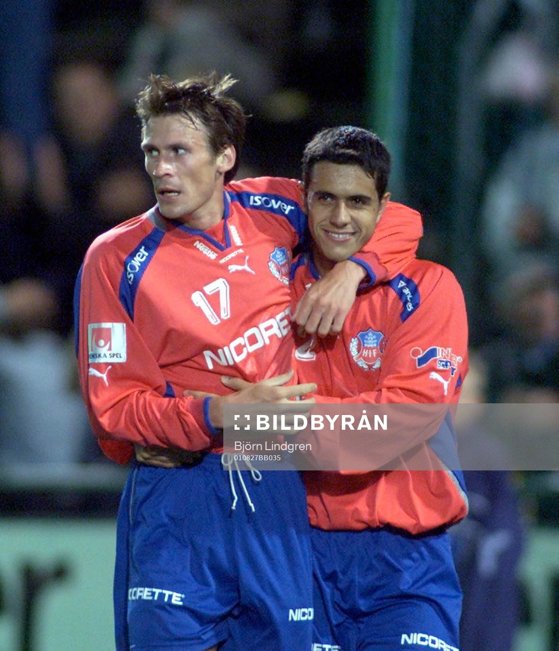 Michael Hansson kramar om matchens gigant, Rogerio Silva