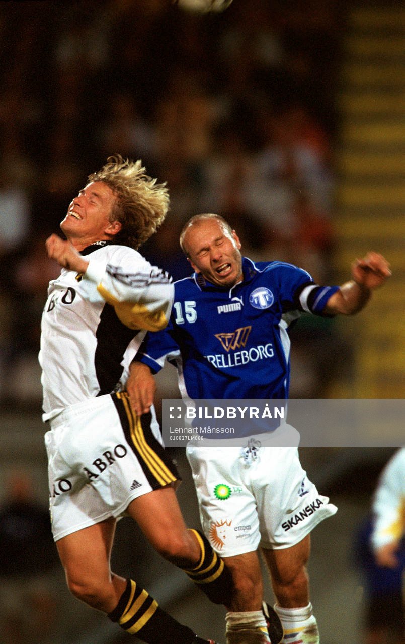 Nickduell, Tommi Grönlund, Trelleborg och Daniel Hoch, AIK