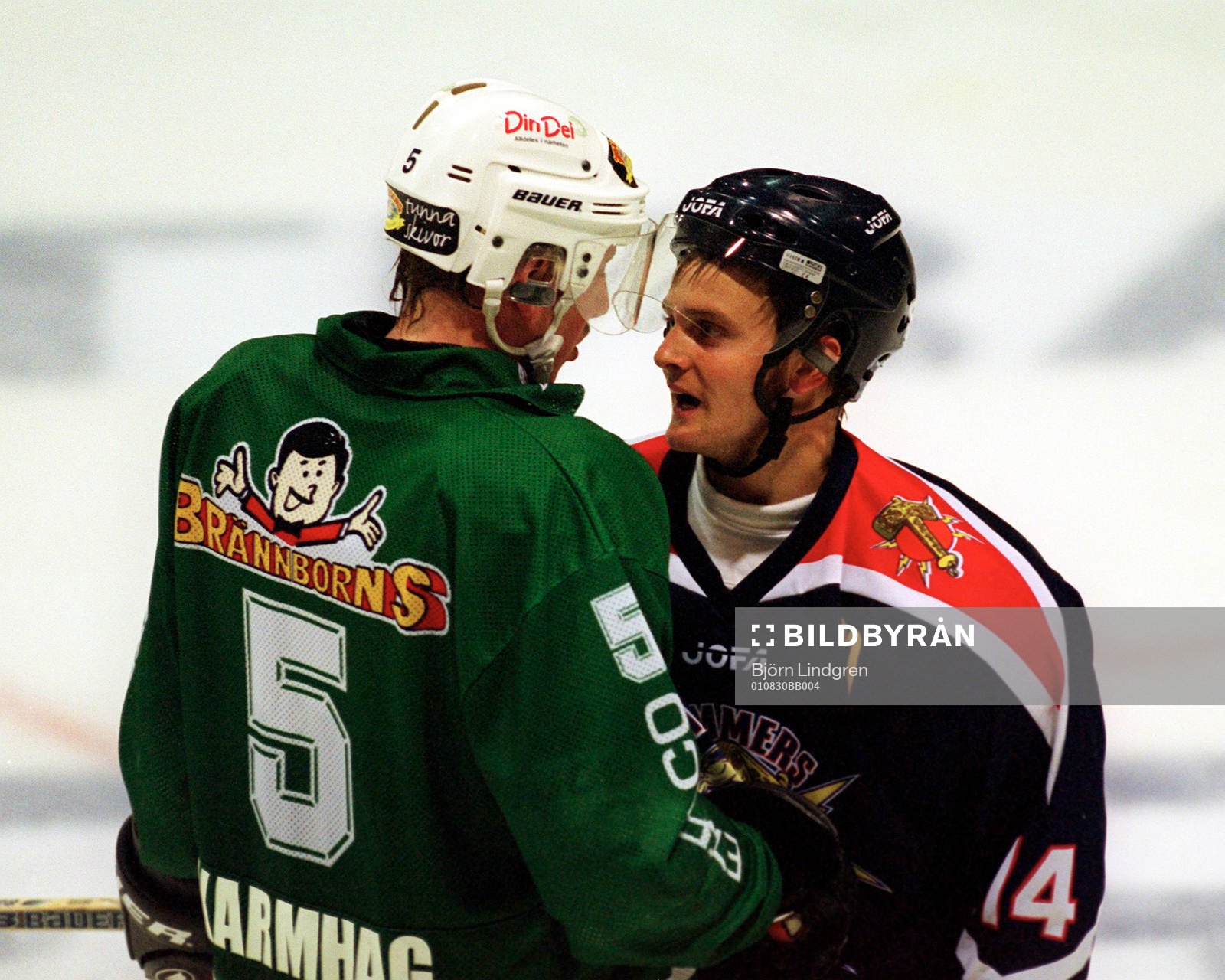 nr 5 Karmhag, Rögle och Halmstads Tobias Kock, Halsmtad