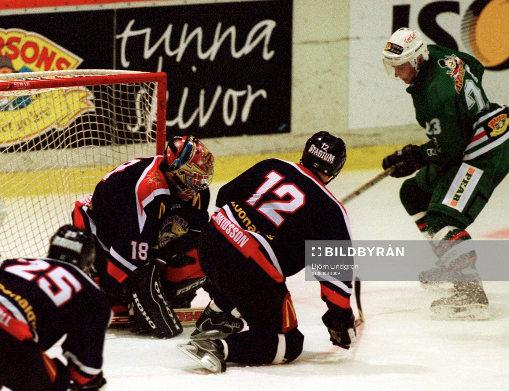 Ishockey, tränings-match, Rögle BK - Halmstad Hammers