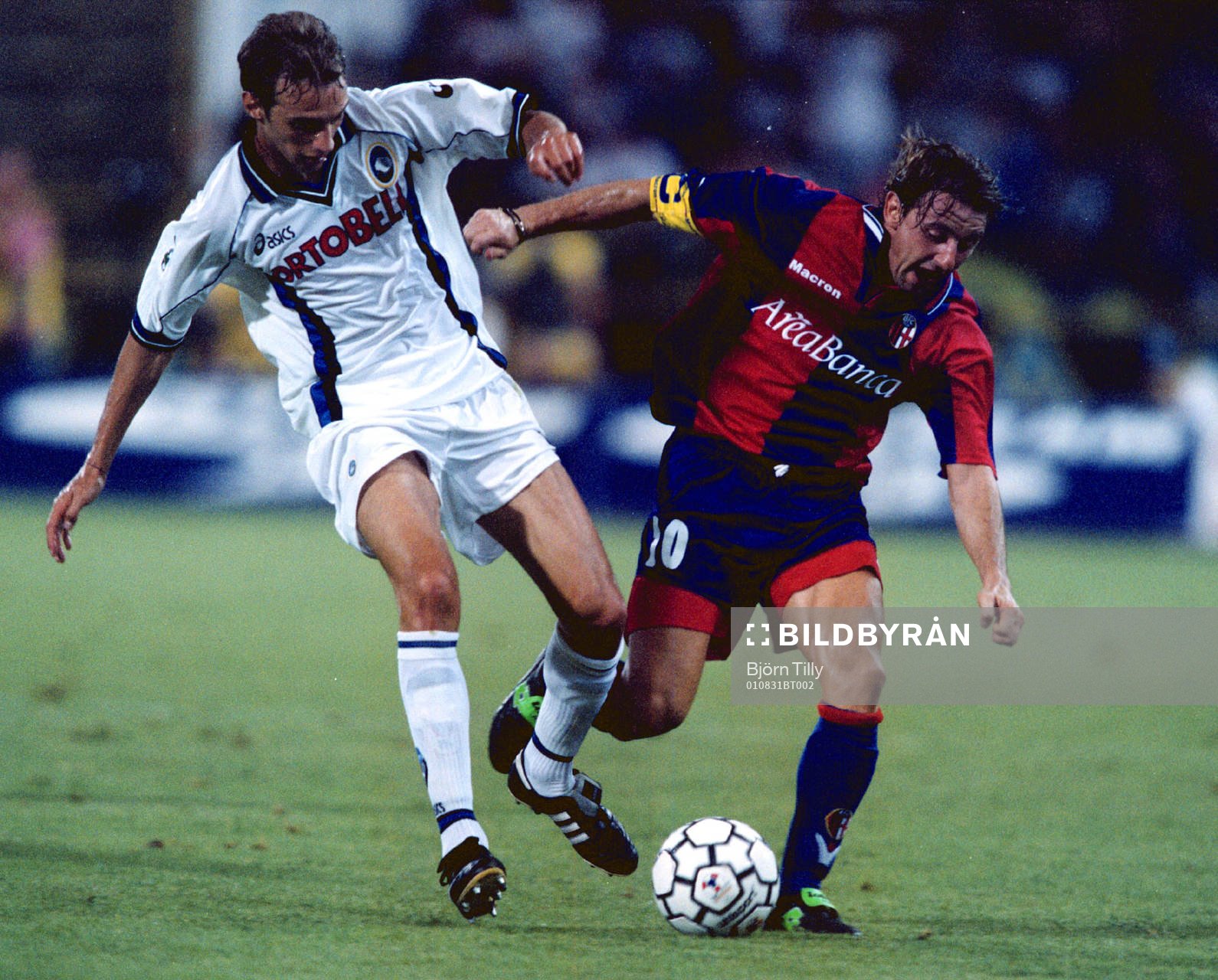 Fotboll, italiensk, Bologna - Atalanta. NN, Atalanta och