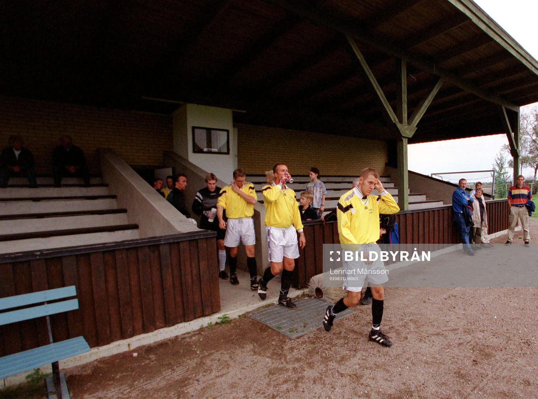 Fotboll, Gunnarstorp - Stridsvig, läktare