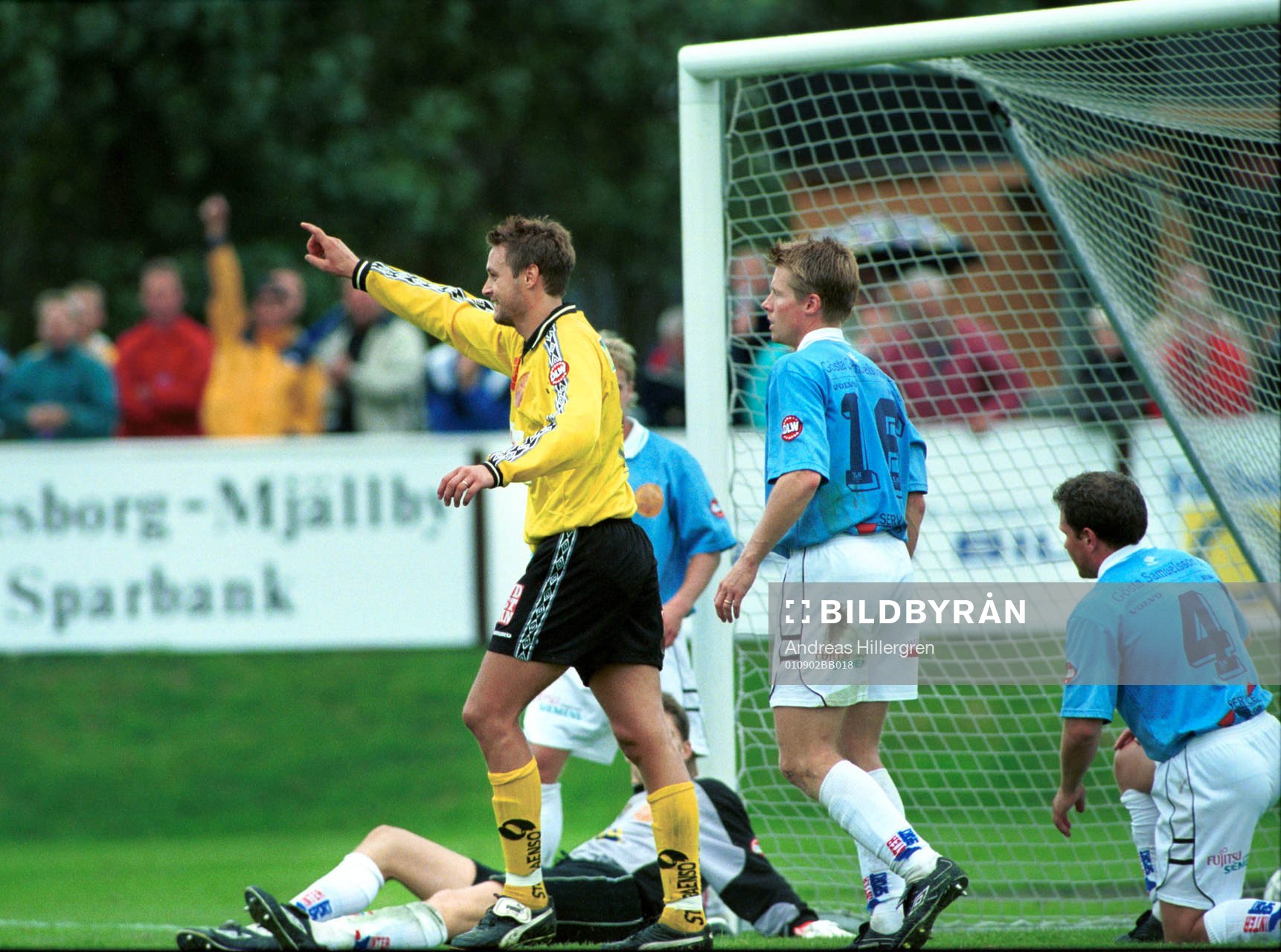 Fotboll, Superettan, Marcus Ringberg, Mjällby, jubel