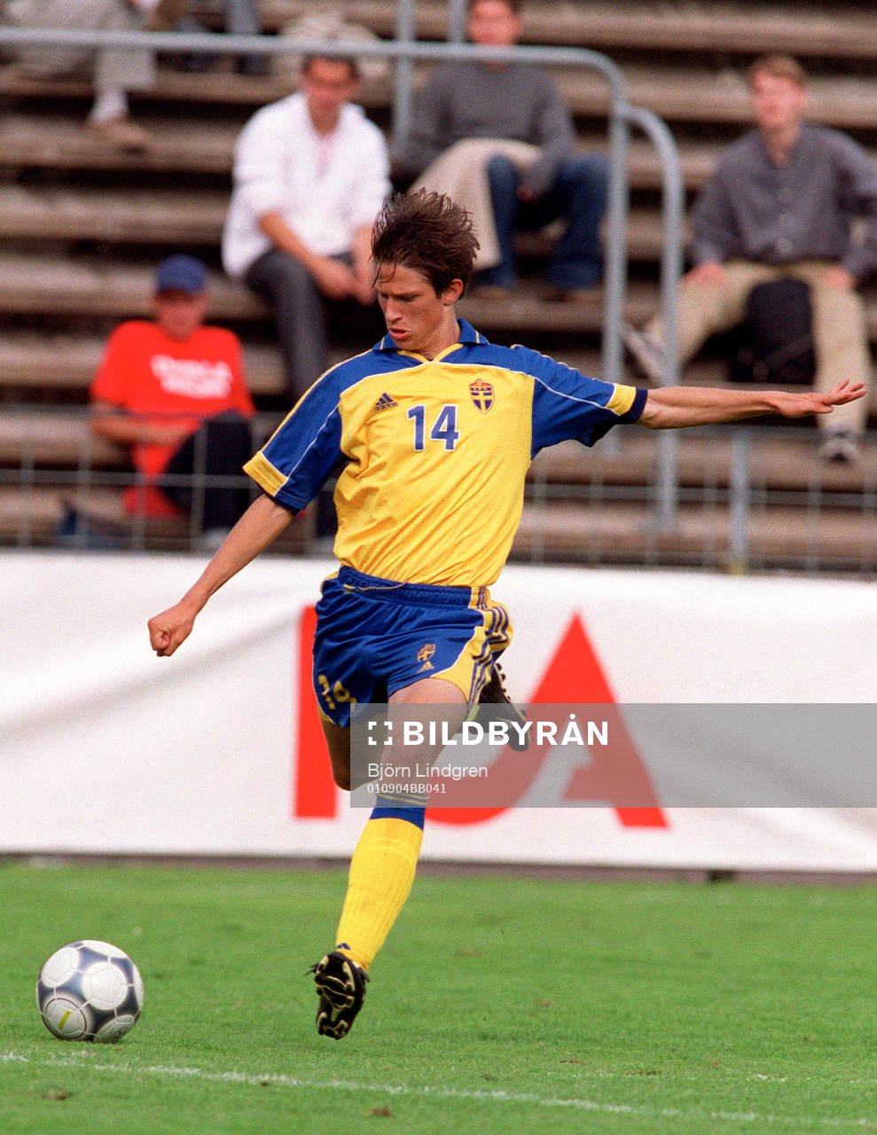 Fotboll, junior EM-kval, Patrik Åkesson, Sverige