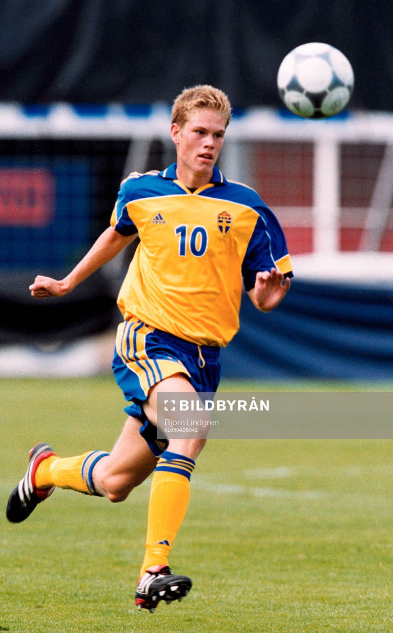 Fotboll, junior EM-kval, Johan Andersson, Sverige