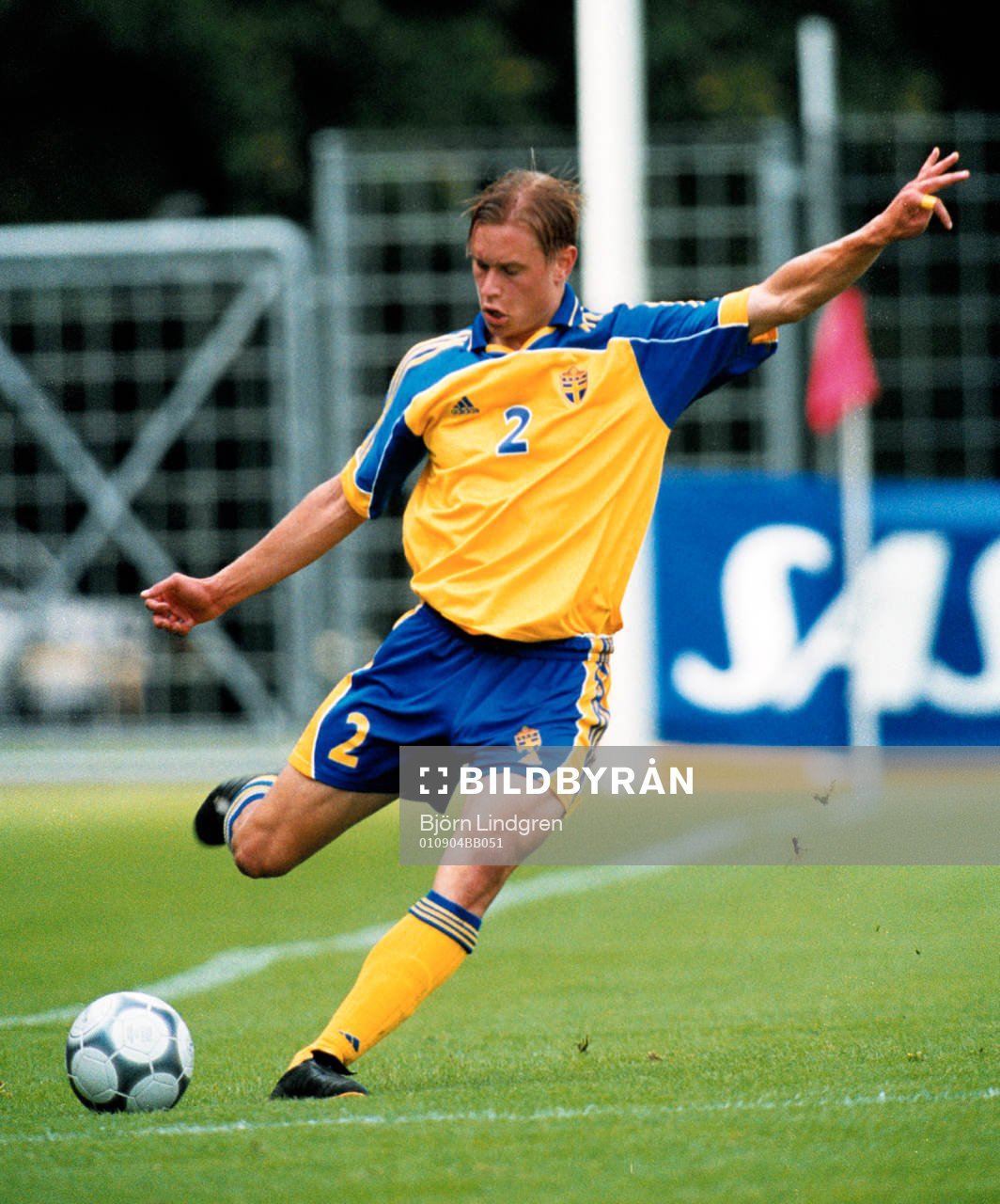 Fotboll, junior EM-kval, Dan Ingvarsson, Sverige