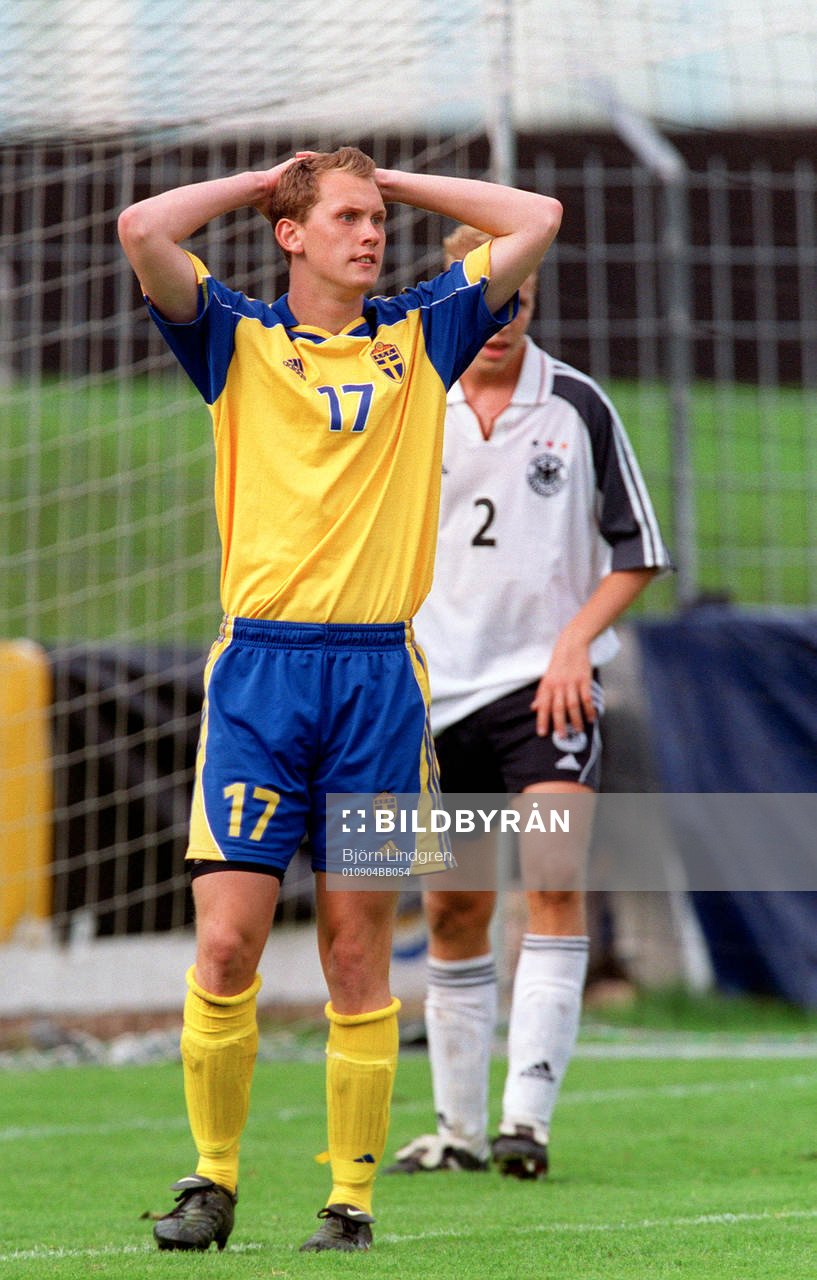 Fotboll, junior EM-kval, Fredrik Lagemyr, Sverige