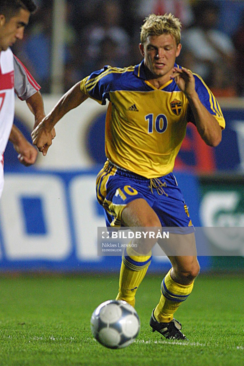 Marcus Allbäck, Sverige med bollen