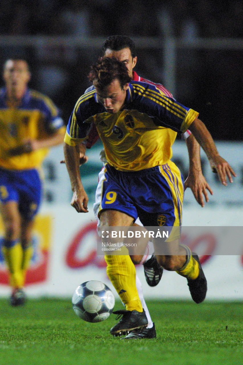 Fredrik Ljungberg, Sverige med bollen