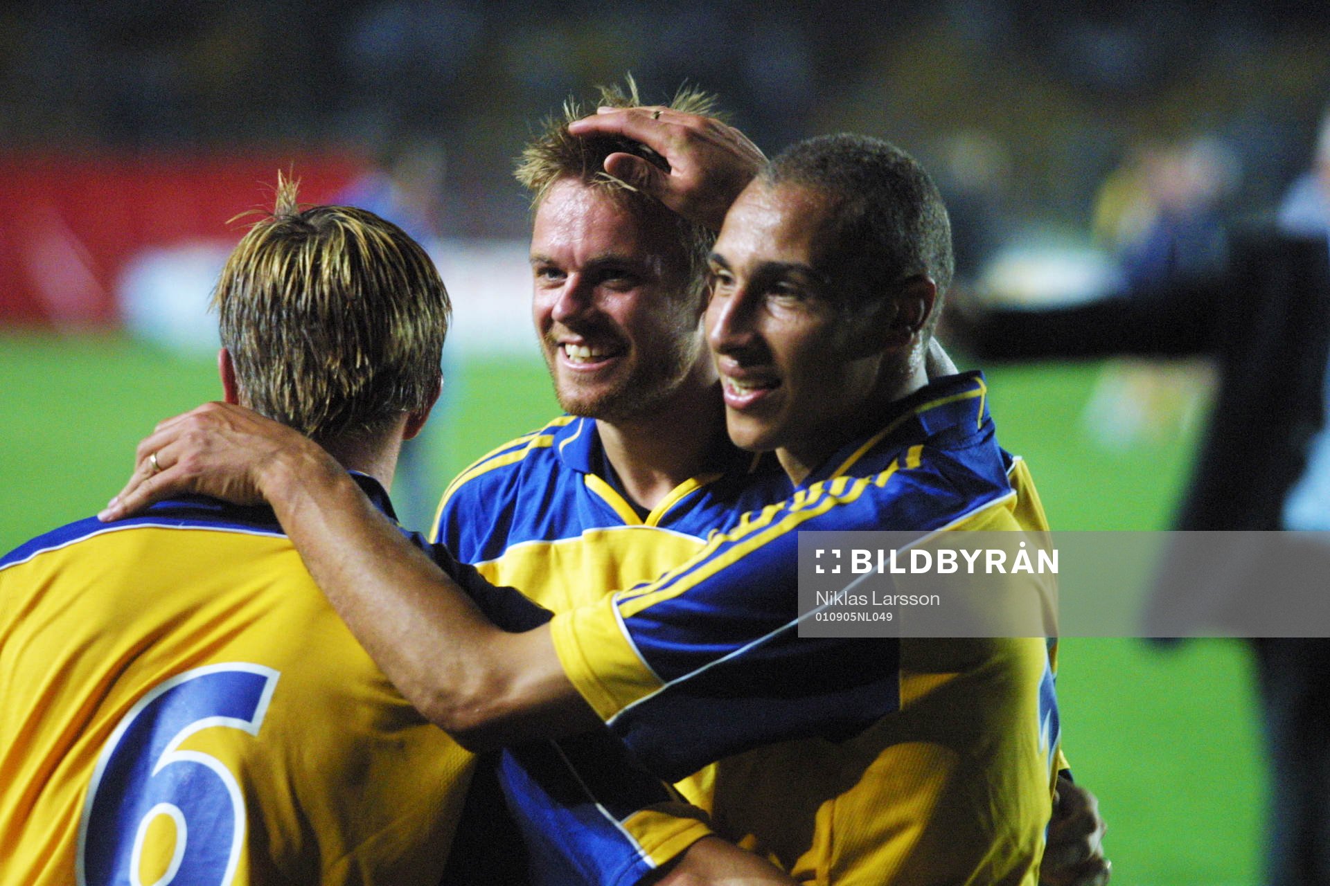 Tobias Linderoth, Mattias Jonson och Henrik Larsson,
