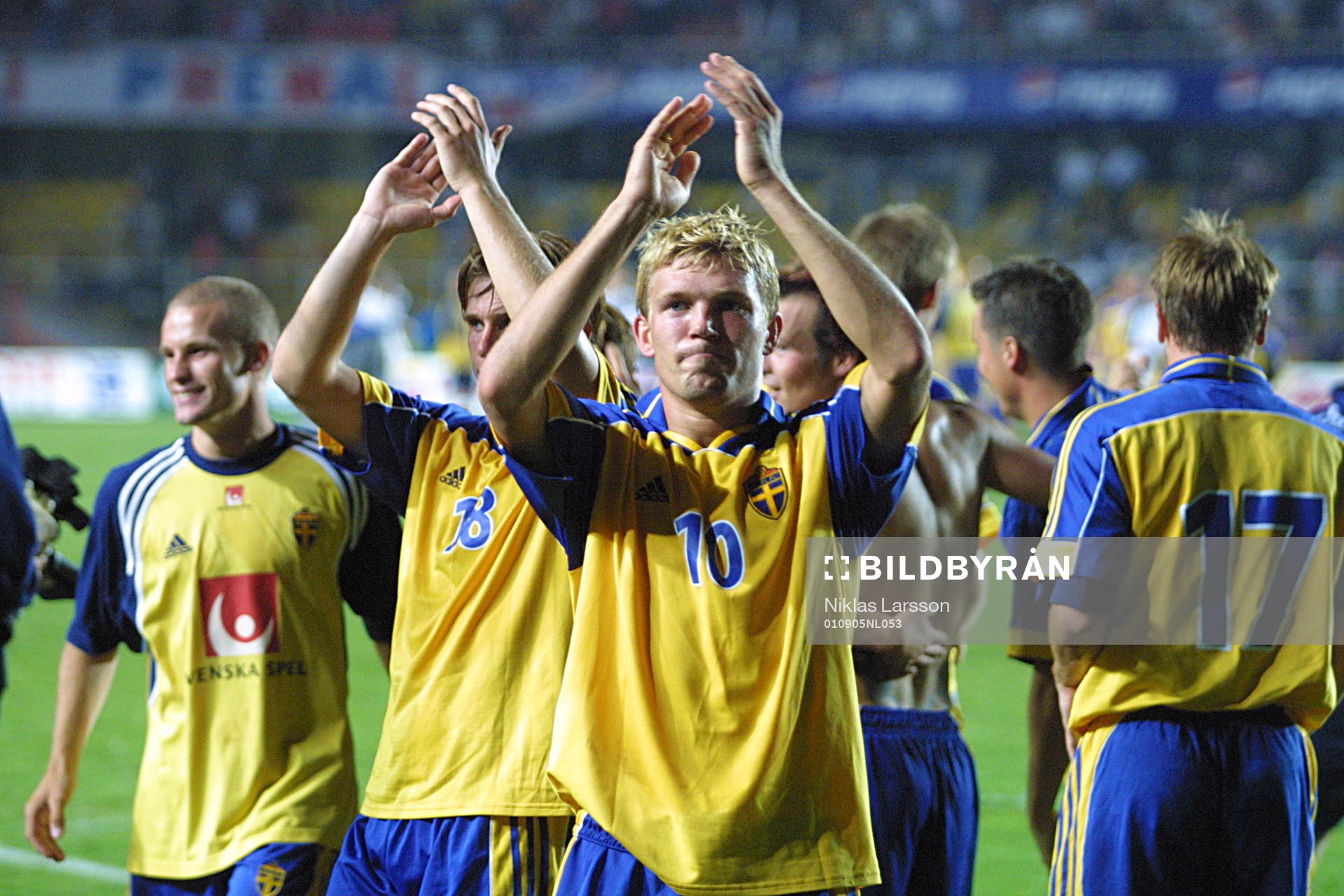 Marcus Allbäck, Sverige jublar