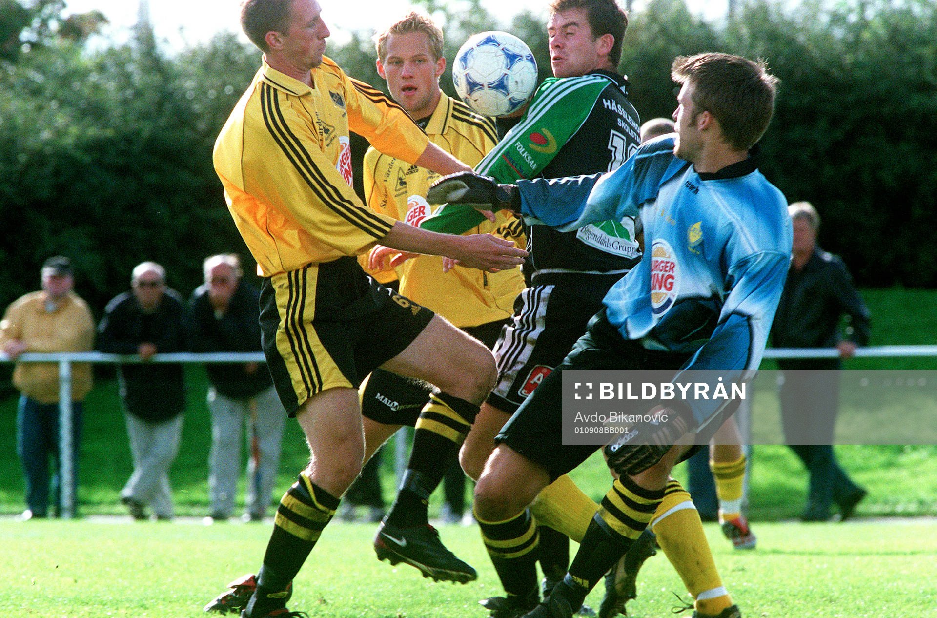 Fotboll, Bunkeflo - IFK Hässleholm. Straffsituationen