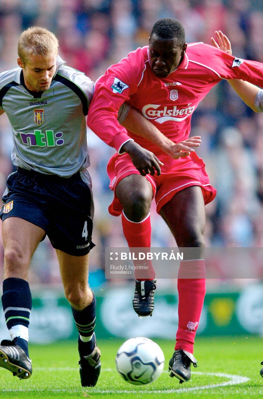 Olof Mellberg, Aston Villa och Emile Heskey, Liverpool