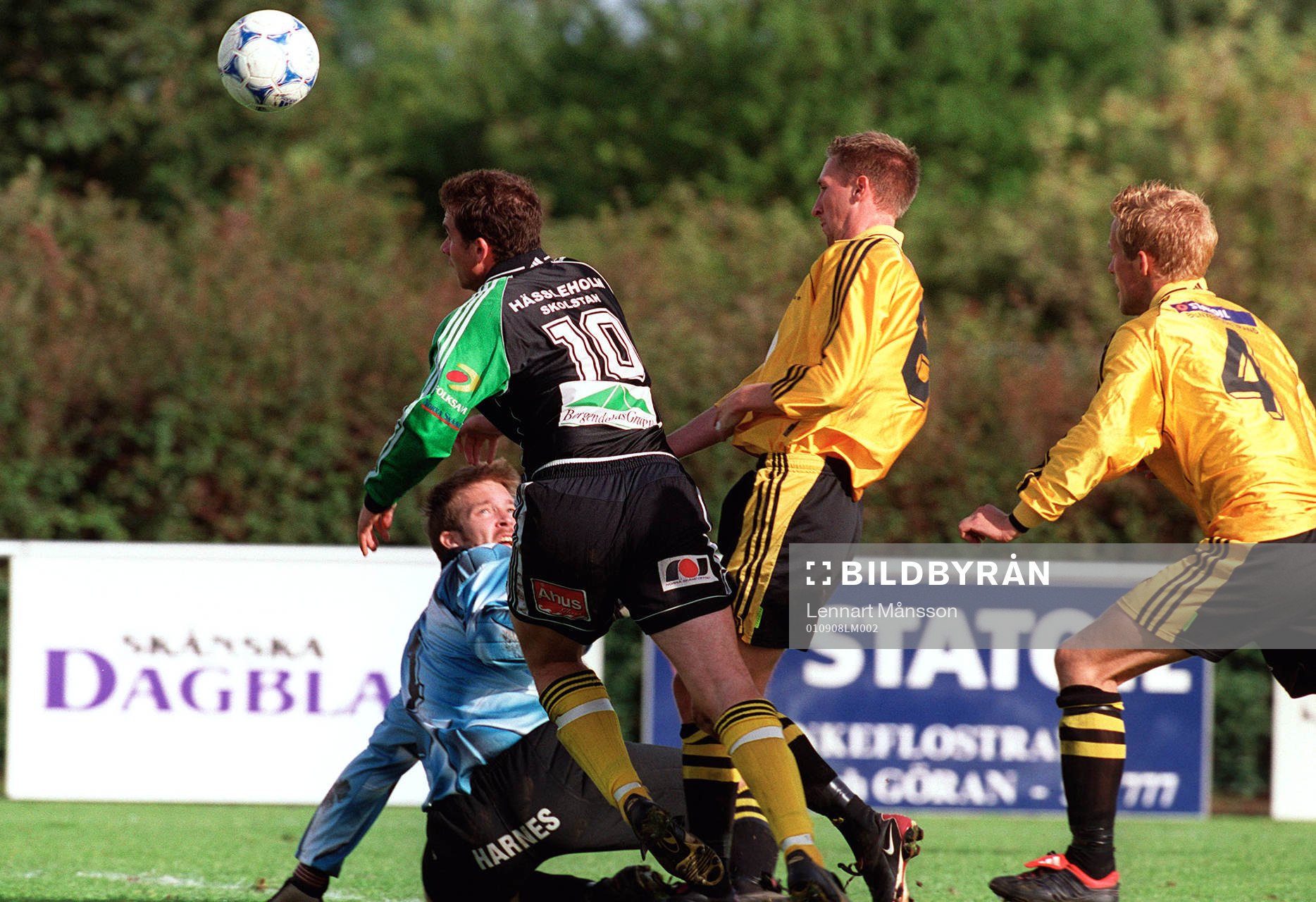 Fotboll, Bunkeflo - IFK Hässleholm. Straffsituationen