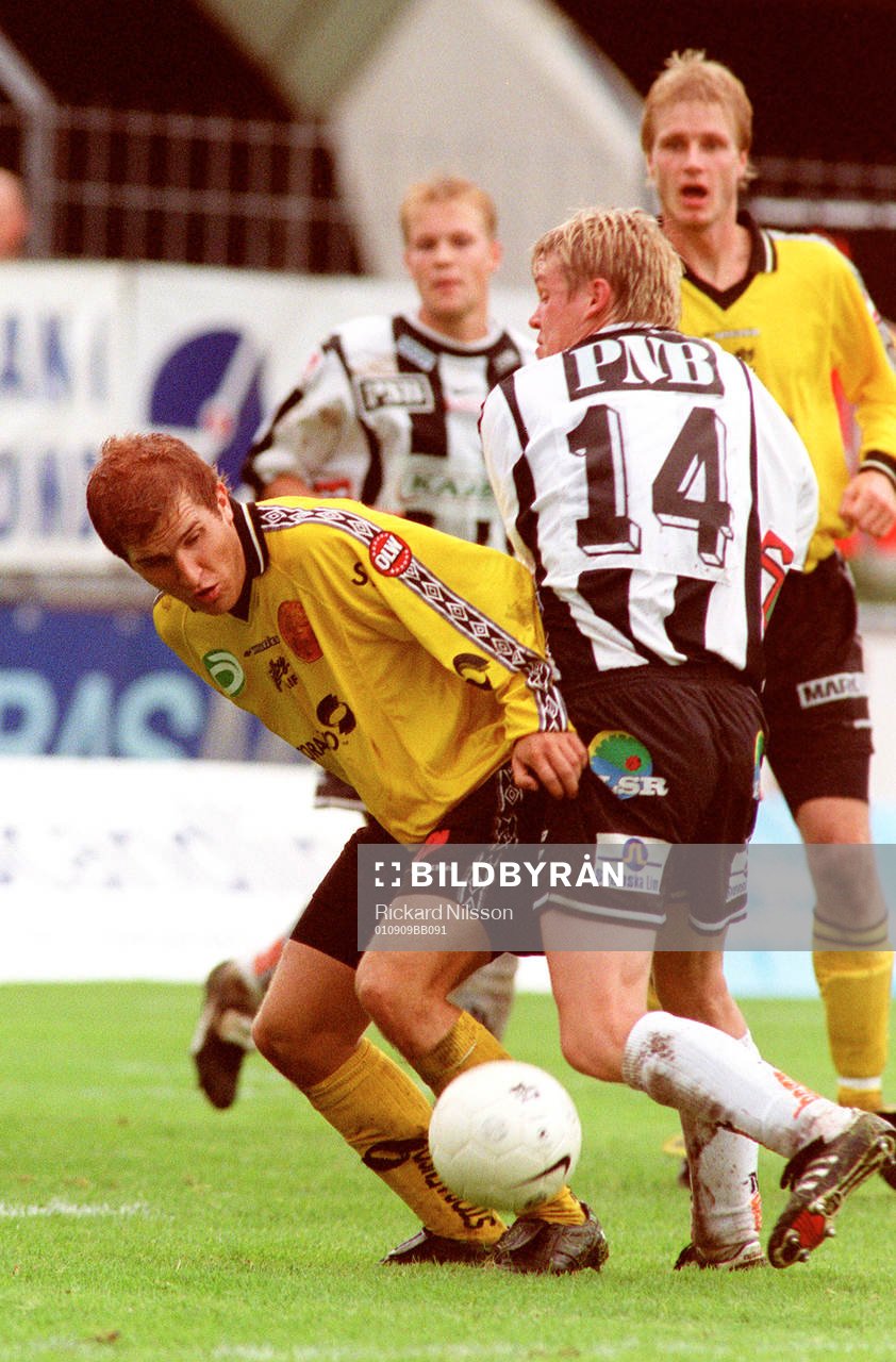 Johan Svensson, Mjällby och Håkan Söderstierna,