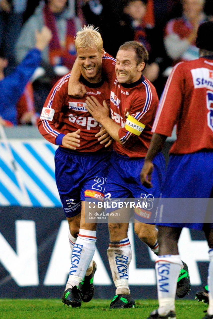 Johan Anegrund, Örgryte gratuleras av Magnus Källander