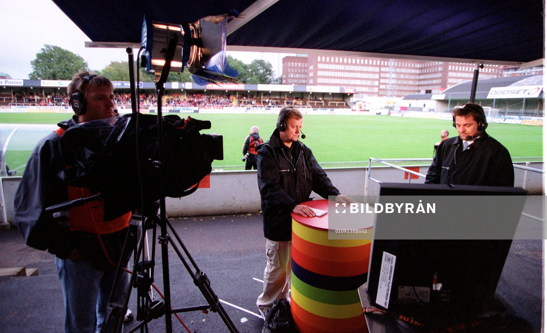 Stefan Thylin och Joakim Geigert. Kommentator, Reporter. TV