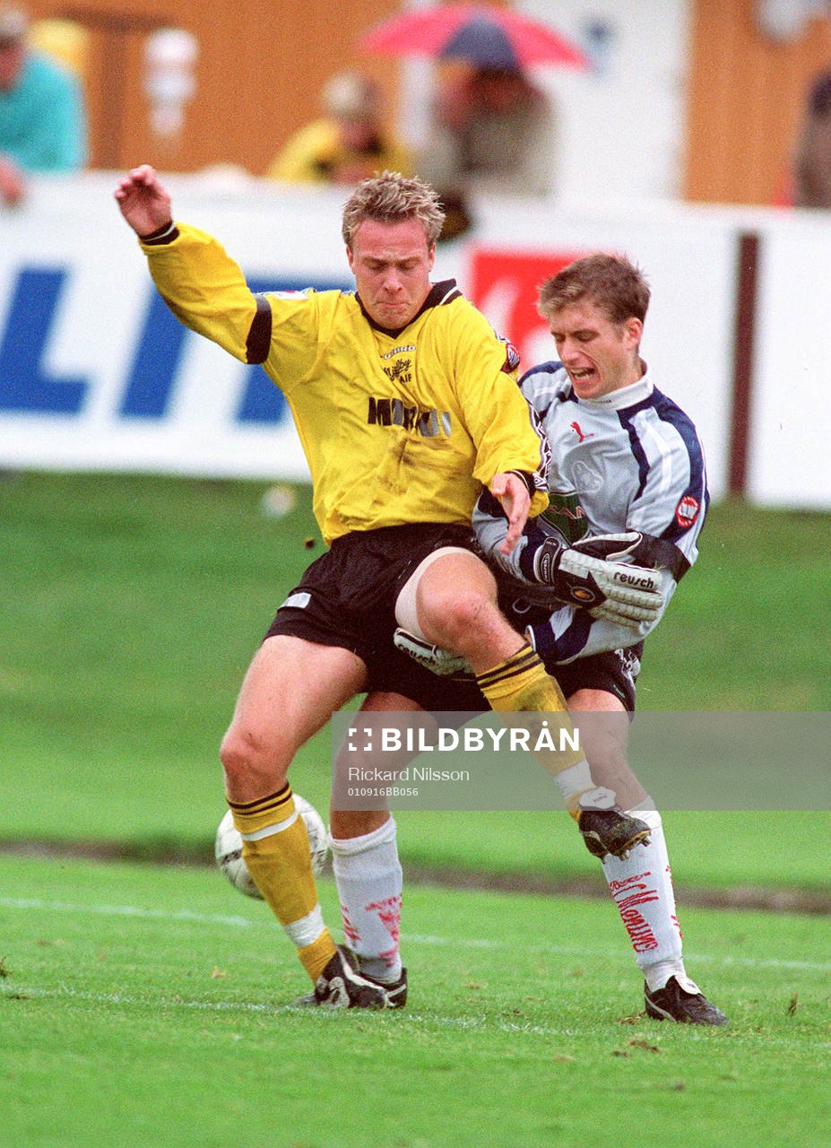 Marcus Ekenberg, Mjällby och Jakob Tenselius, målvakt