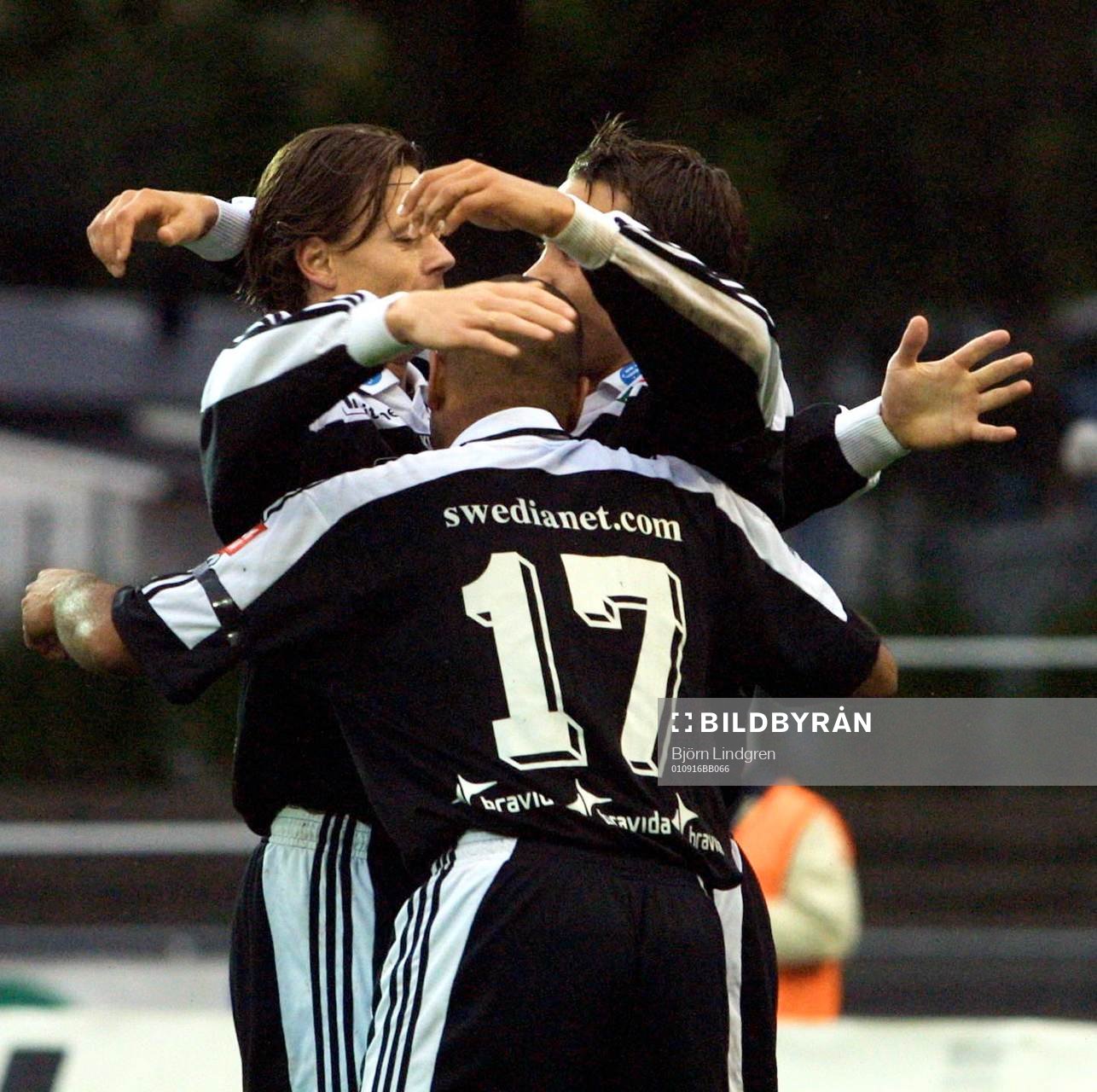 Andreas Yngvesson, Fredric Lundqvist och Cain Dotson,