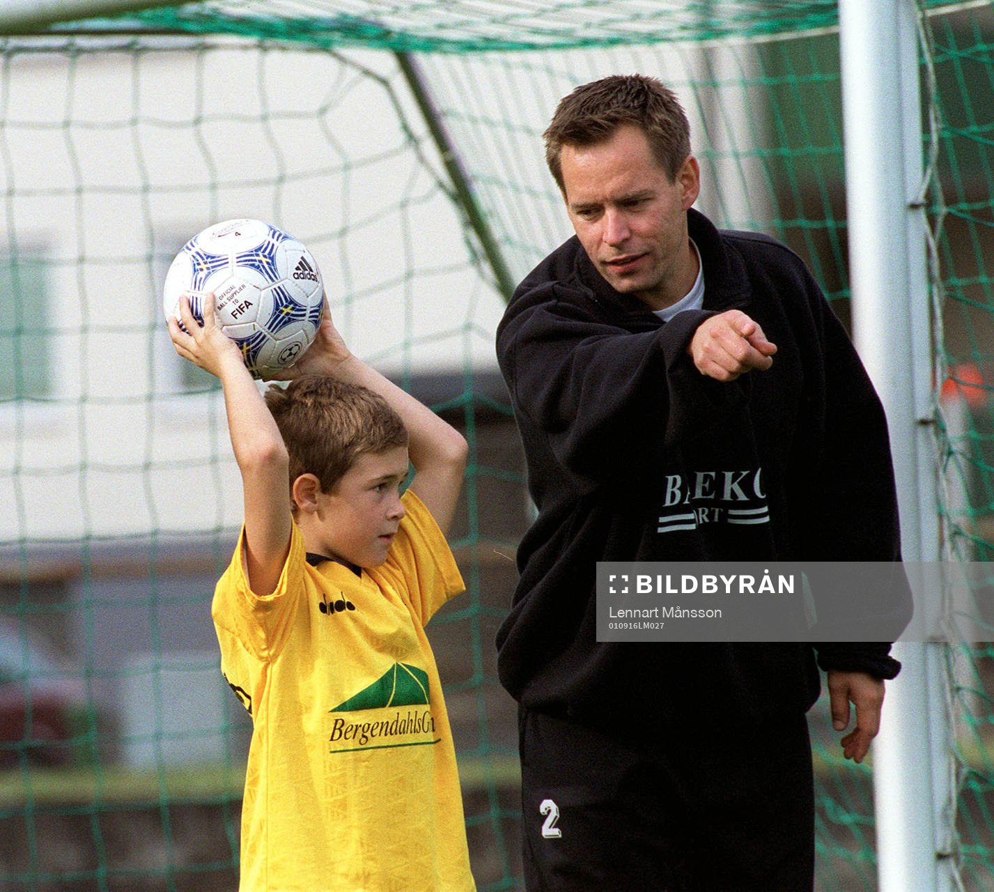 Tränaren och lagledaren Conny Olsson