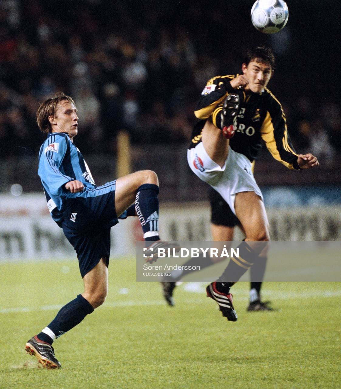 Andreas Johansson, Djurgården och Stefan Ishizaki, AIK