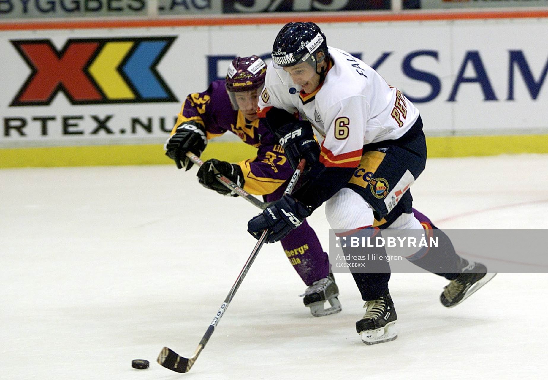 Per Bäcker, Färjestad och Ronnie Petterson, DIF